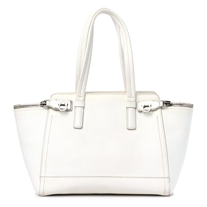 Salvatore Ferragamo Calfskin Arianna Tote White 1 of 12