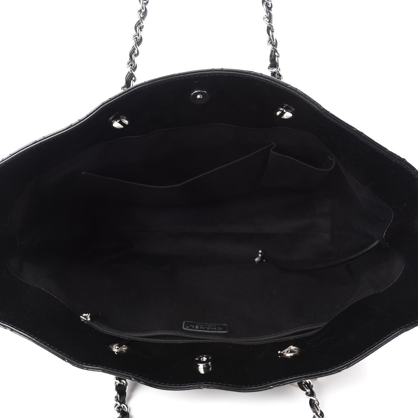 Vinyl Quilted Large In The Business Tote Black