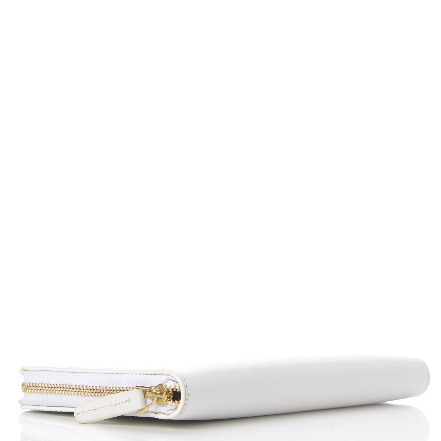 Mansur Gavriel Calfskin Continental Zip Wallet White 4 of 7