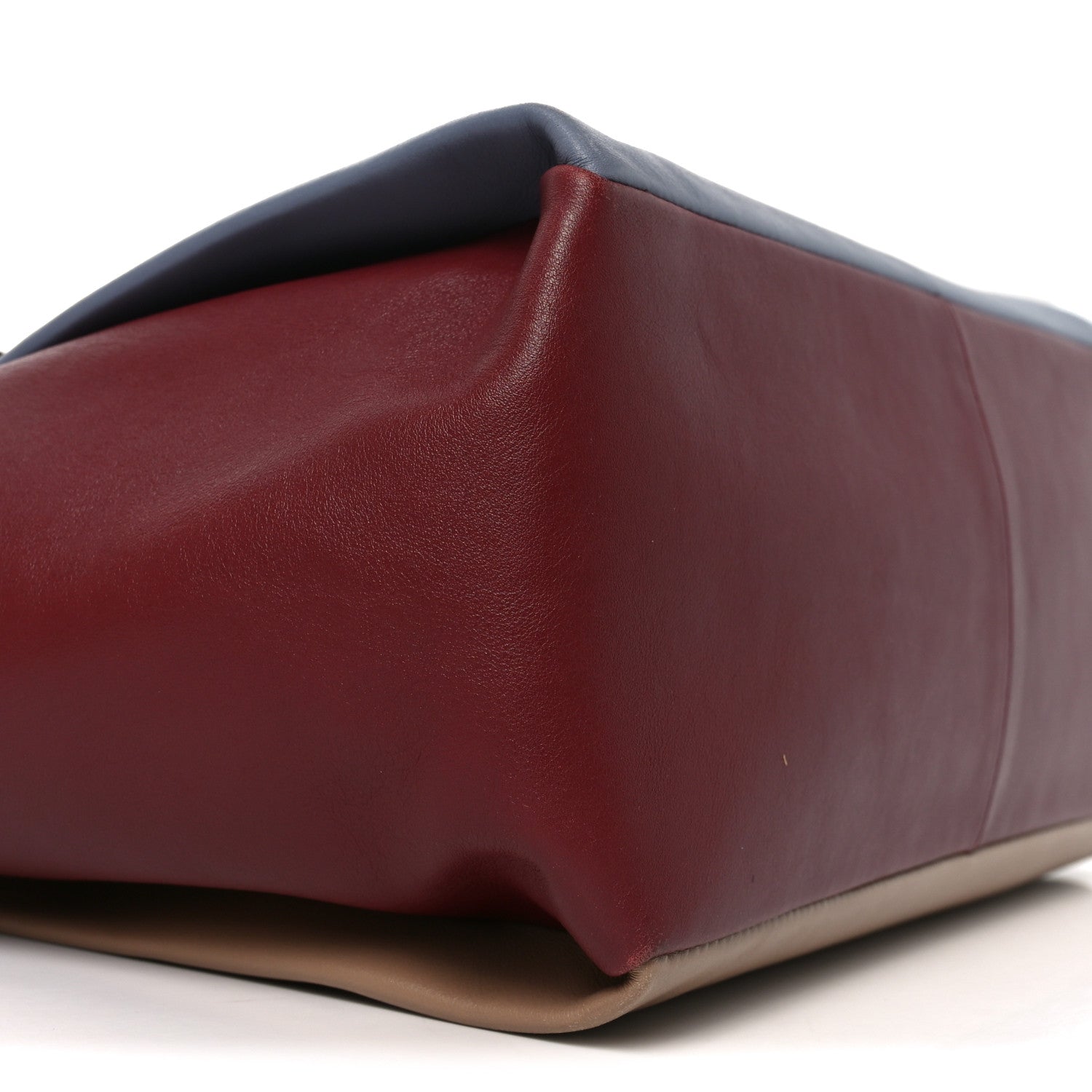 Valentino Garavani Calfskin Pony Hair Colorblock Mime Single Handle Bag Multicolor 8 of 9