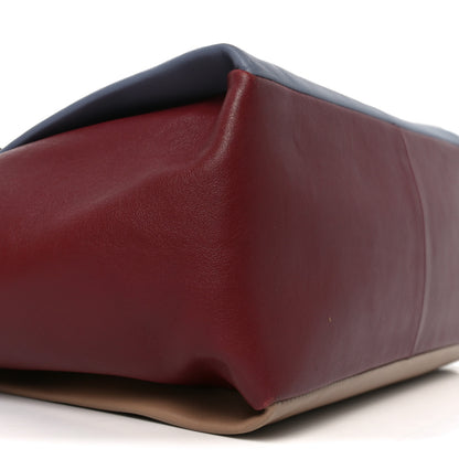 Valentino Garavani Calfskin Pony Hair Colorblock Mime Single Handle Bag Multicolor 8 of 9