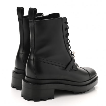 Hermes Glossed Calfskin Funk Ankle Boots 37.5 Black 3 of 9
