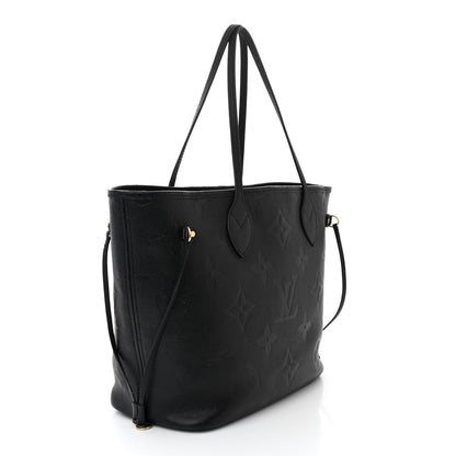 Louis Vuitton Empreinte Monogram Giant Neverfull MM Black 4 of 12