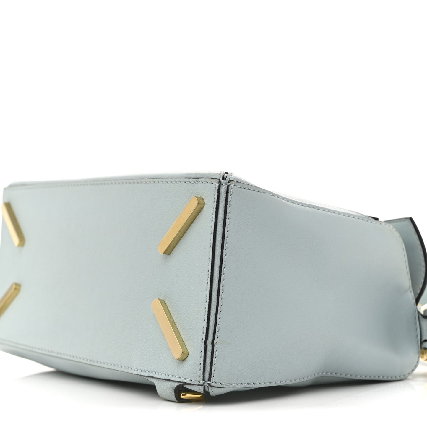 Calfskin Small Puzzle Bag Light Blue