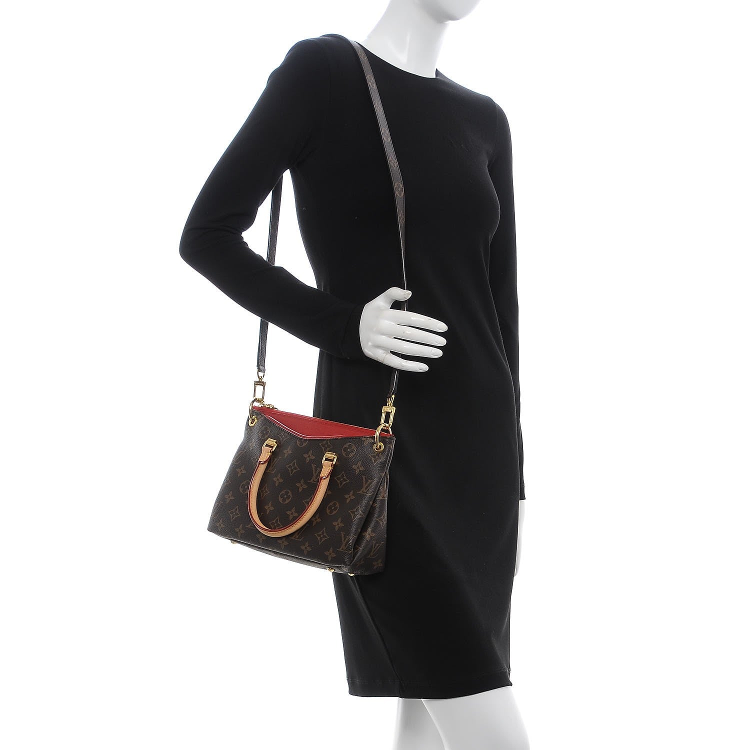 Louis Vuitton Monogram Pallas BB Cherry 2 of 7