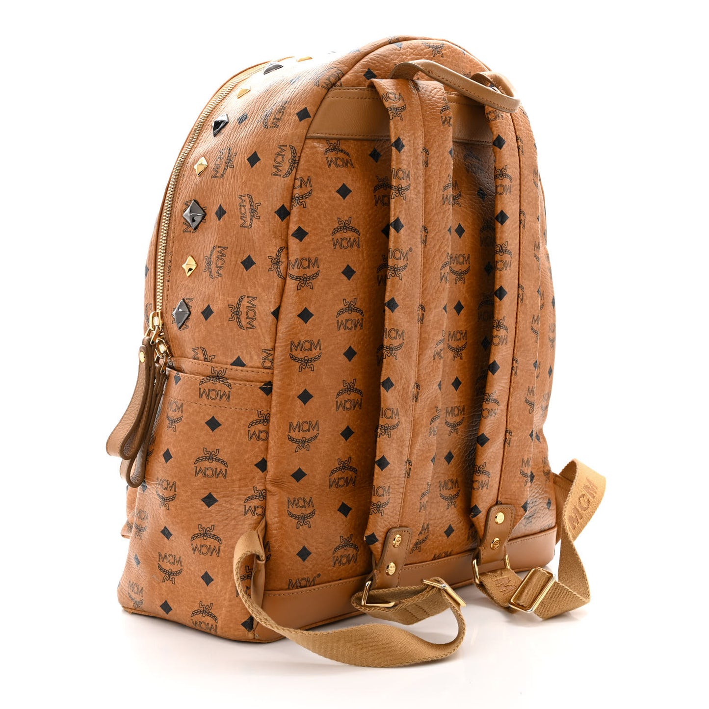 Visetos Studded Medium Stark M Backpack Cognac