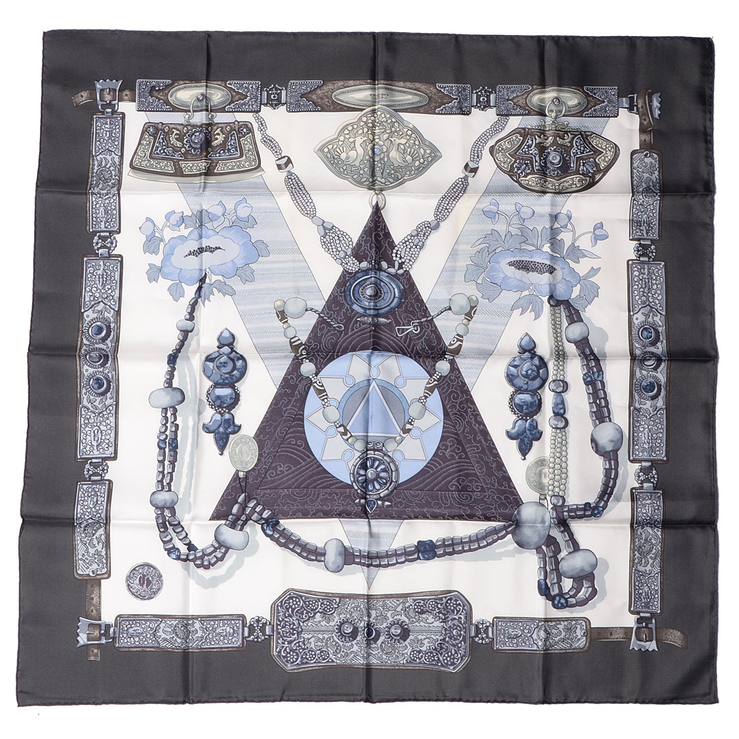 Hermes Silk Tibet Scarf 90 2 of 5