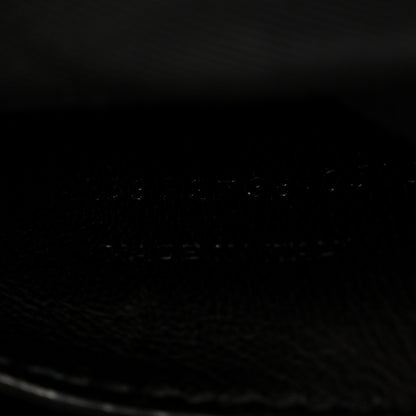 Saint Laurent Sheepskin Matelasse Chevron Monogram Monochrome Large College Satchel Black 7 of 14