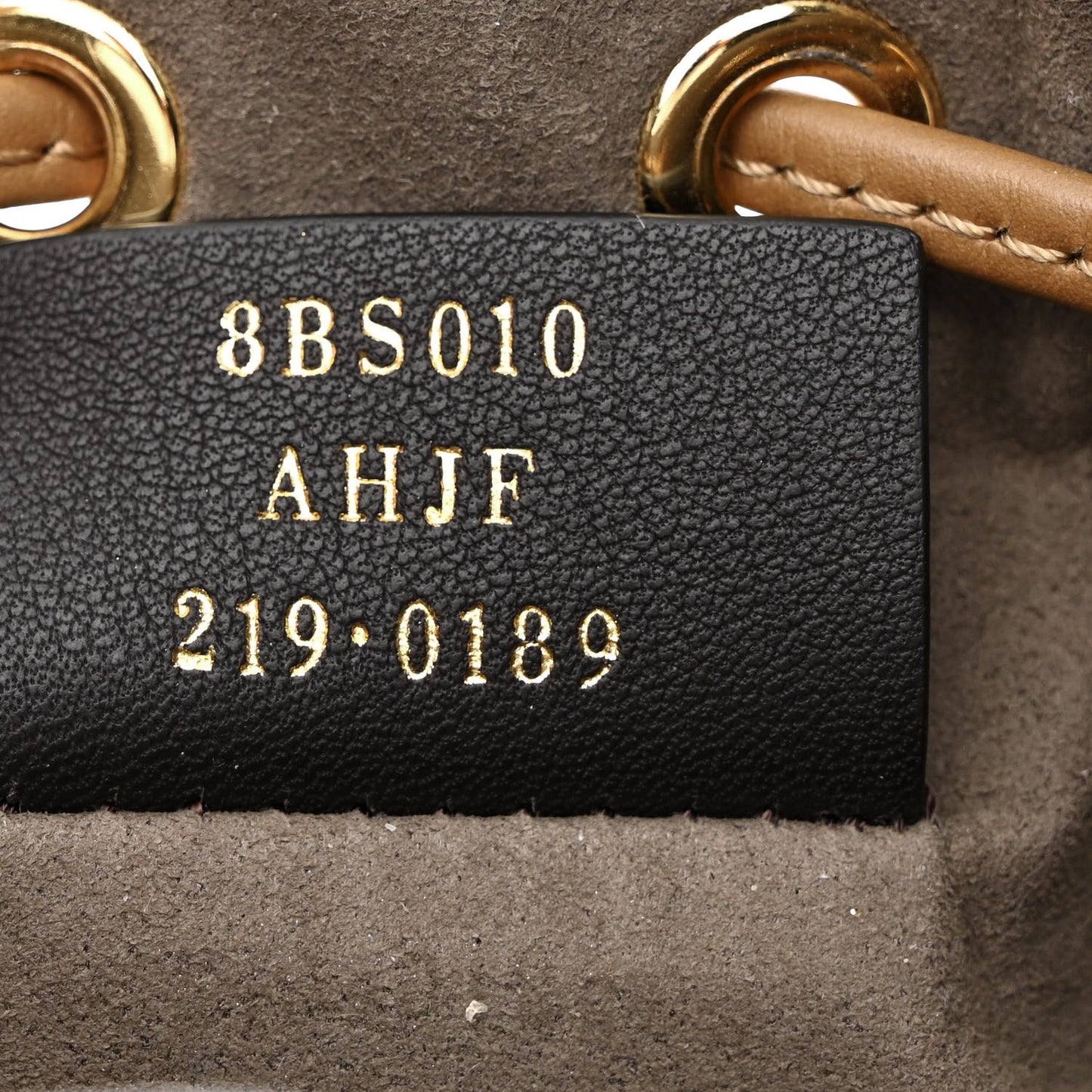 Wool Vitello King FF 1974 Mini Mon Tresor Bucket Bag Beige Cammello Sand