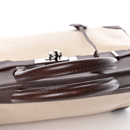 Hermes Toile Swift Birkin 30 Chocolate 30 of 31