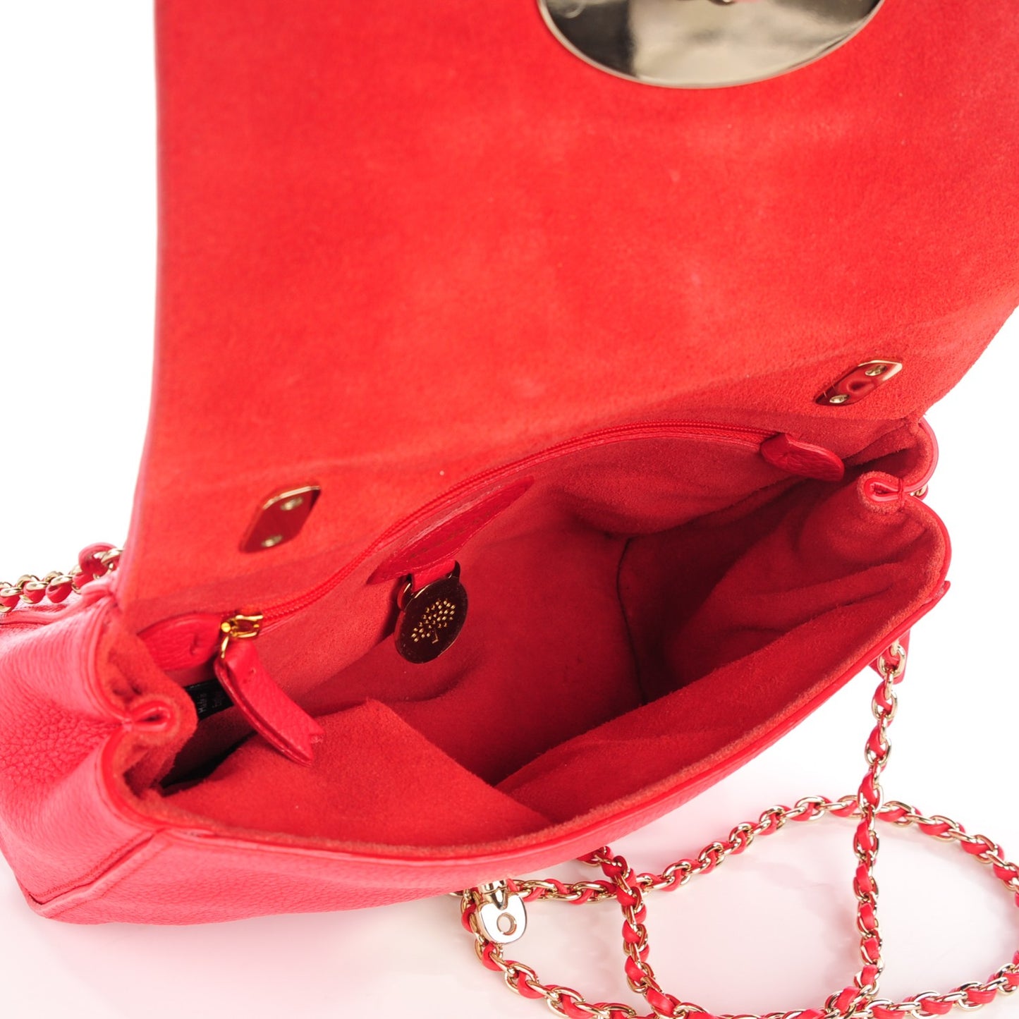 Classic Grain Calfskin Small Lily Hibiscus