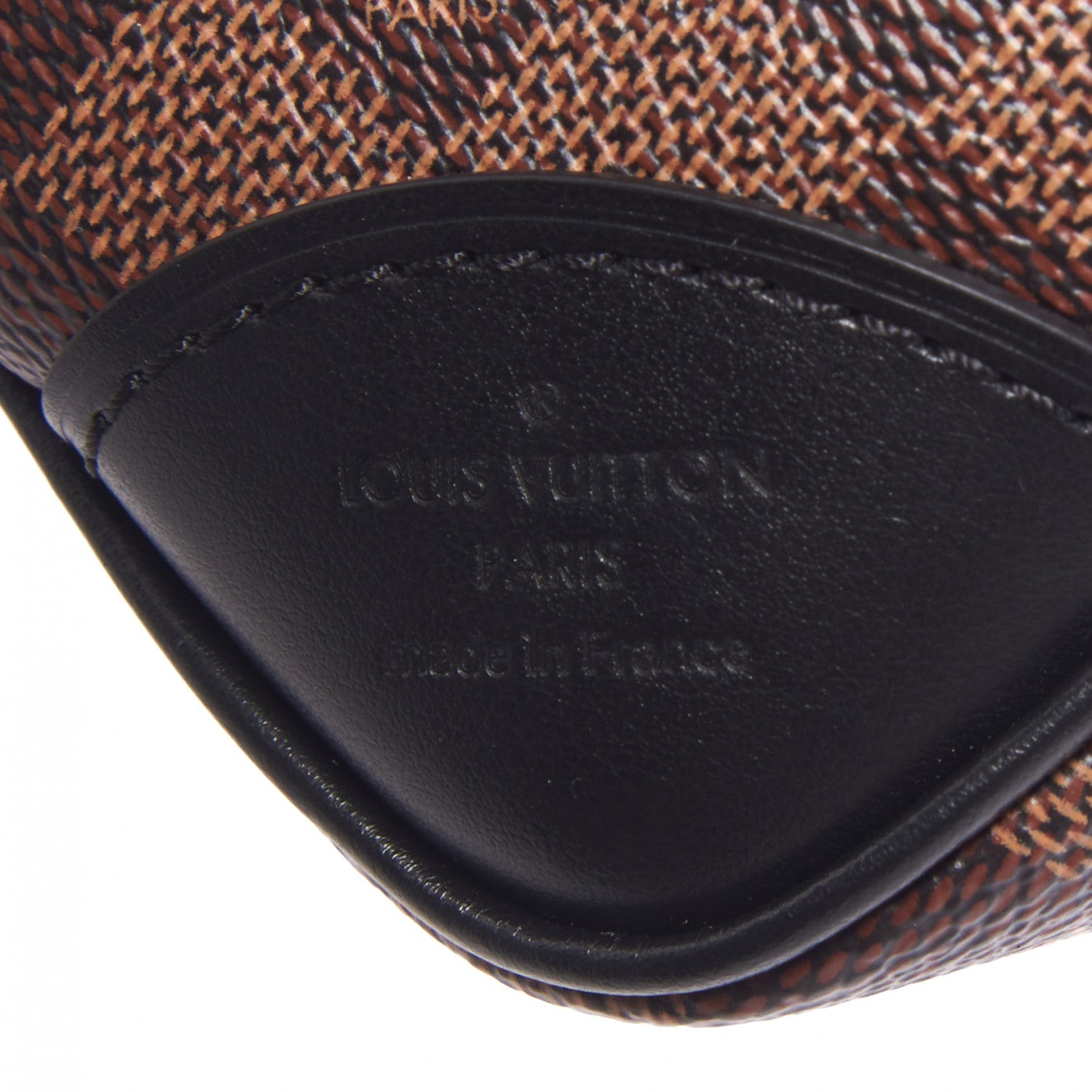 Louis Vuitton Damier Ebene Odeon PM Black 8 of 9