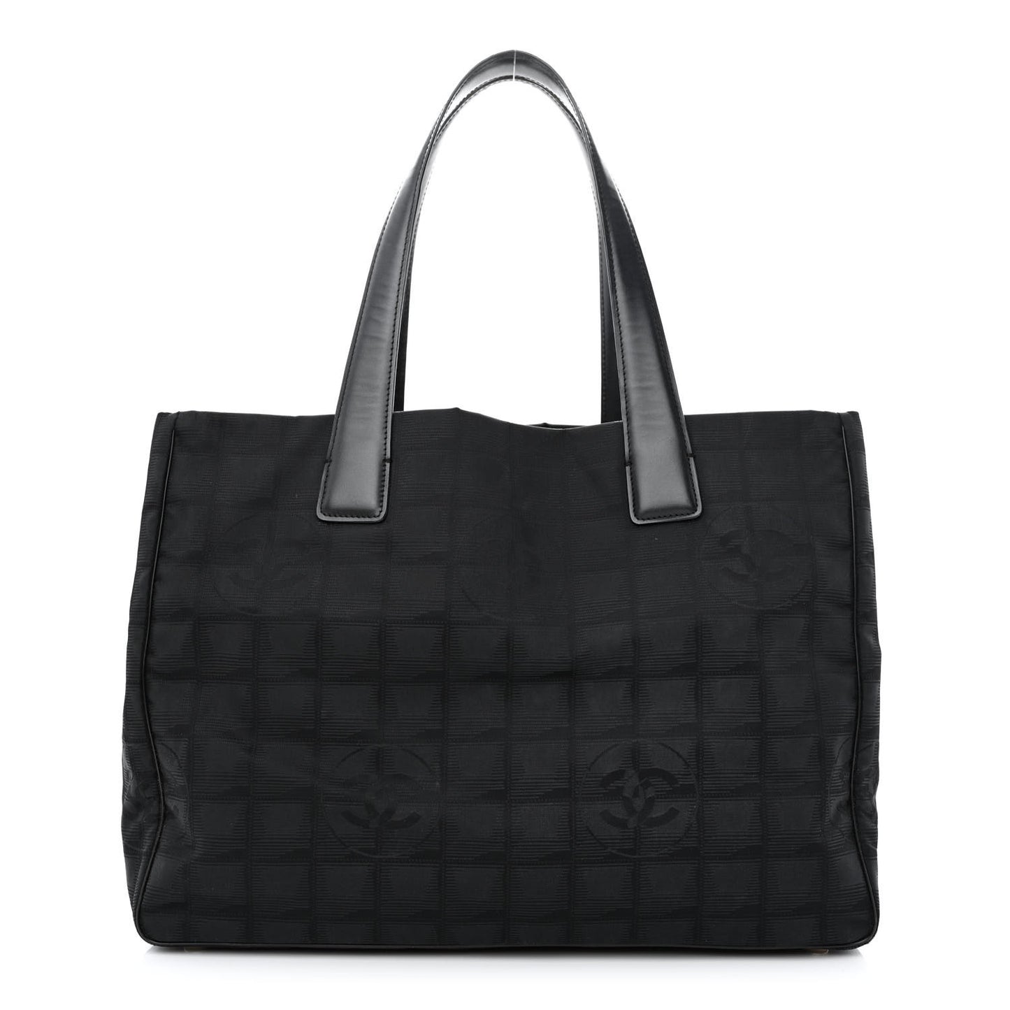 Nylon Medium Travel Tote Black