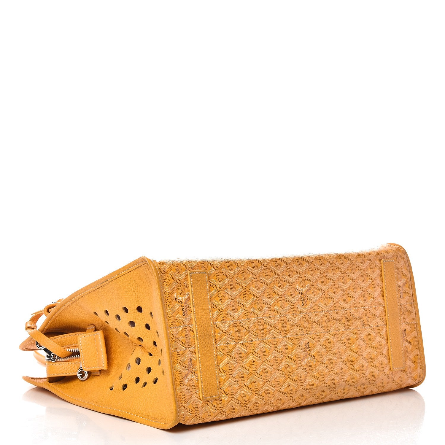 Goyard Goyardine Sac Hardy Pet Carrier PM Yellow 5 of 11