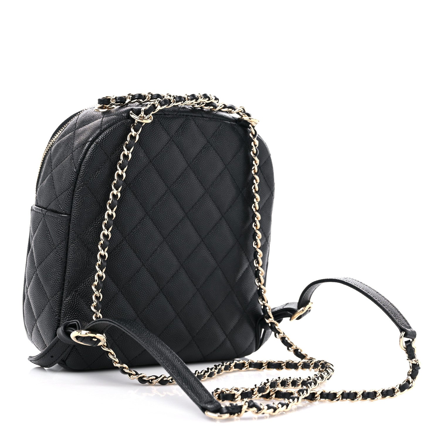 Chanel Caviar Quilted Small CC Day Backpack Black 3 of 9