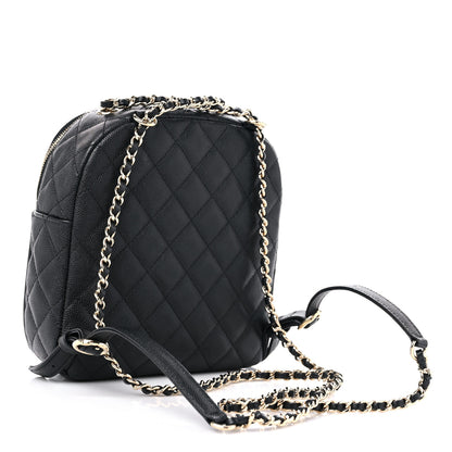 Chanel Caviar Quilted Small CC Day Backpack Black 3 of 9