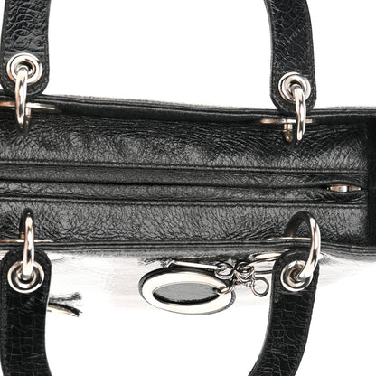 Christian Dior Ceramic Effect Deerskin Jeweled Swan Lady Dior Black 14 of 14