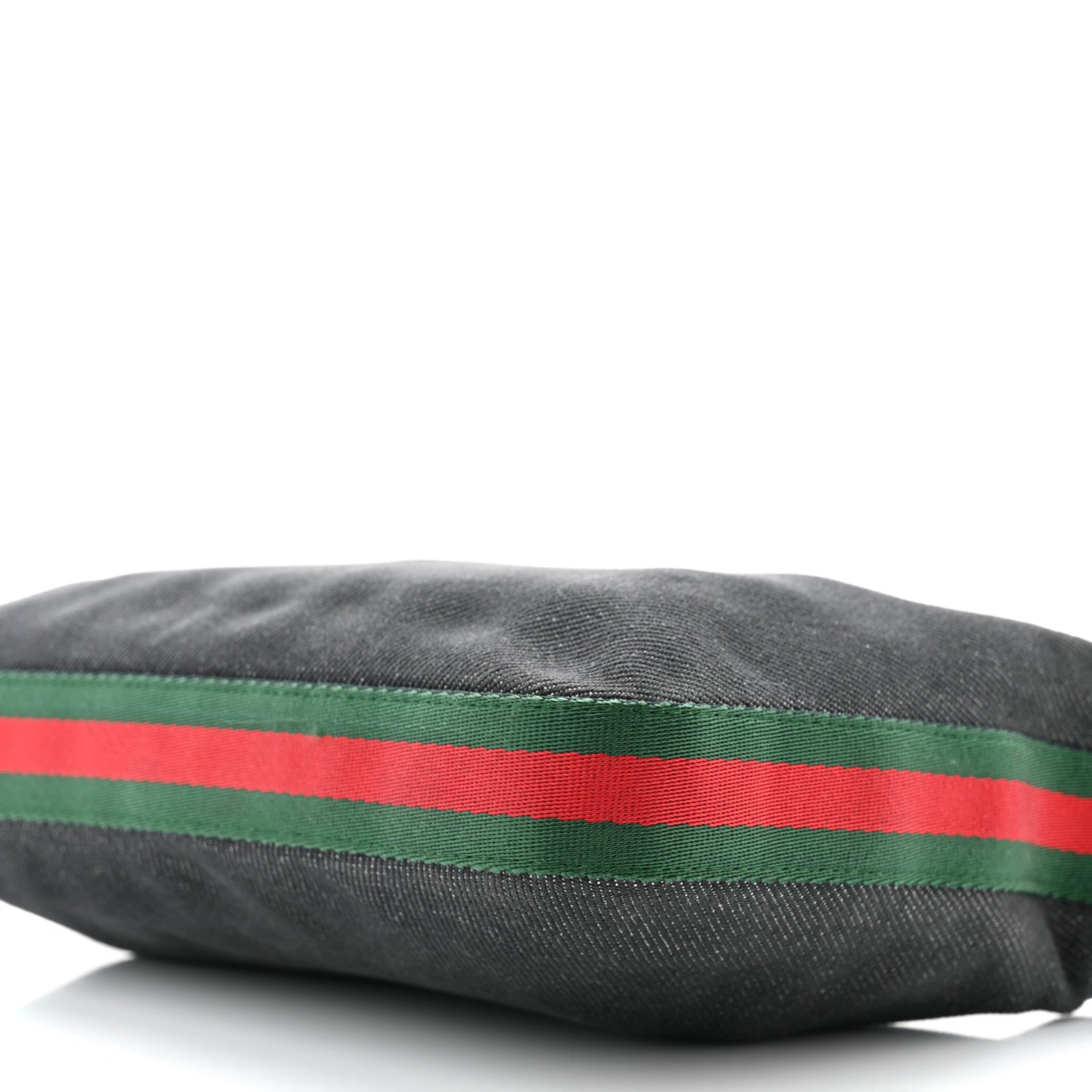 Gucci Denim Web Small Clasp Hobo Black 10 of 11