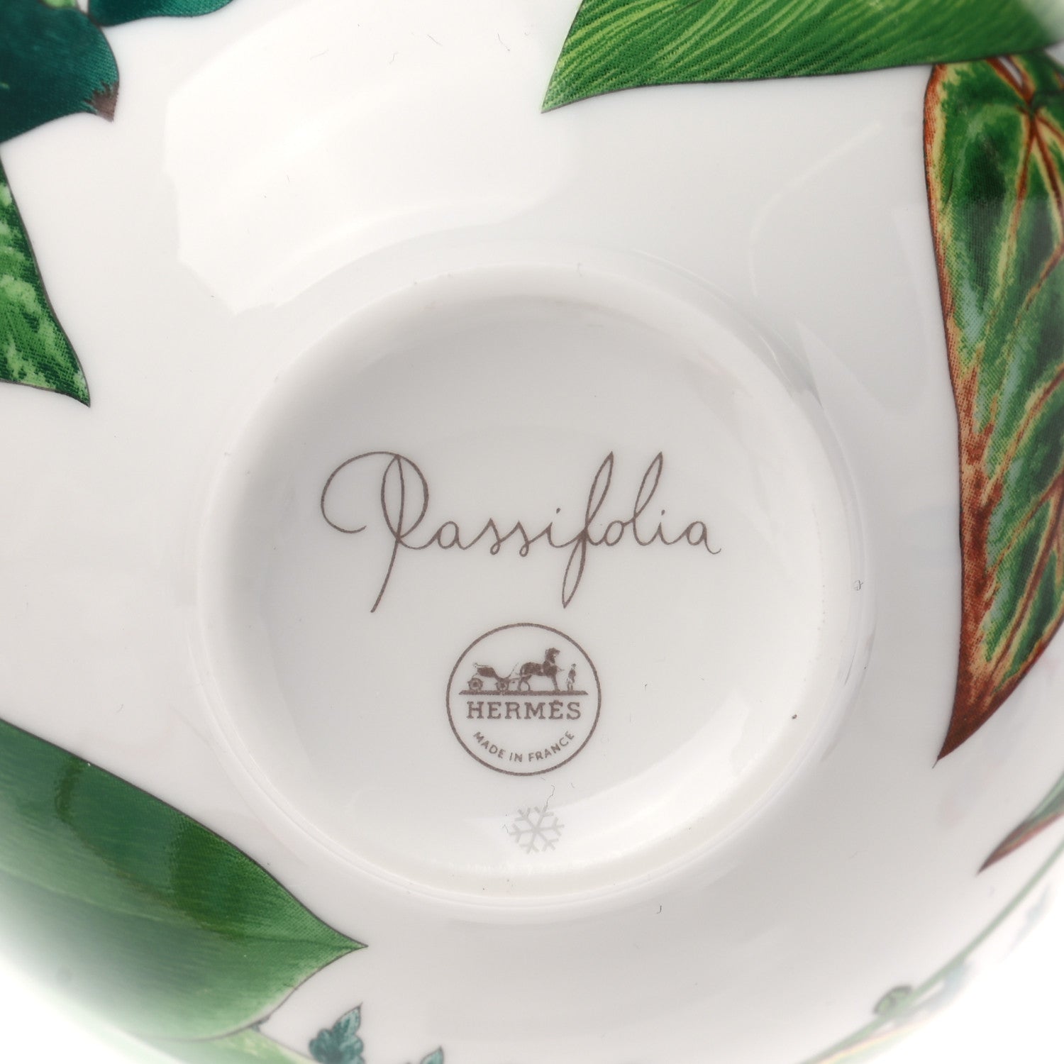 Hermes Porcelain Medium Passifolia Bowl 6 of 6