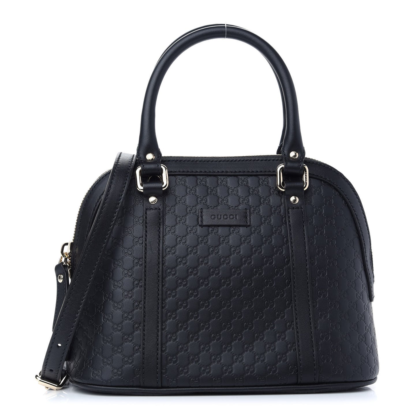 Microguccissima Mini Dome Bag Black