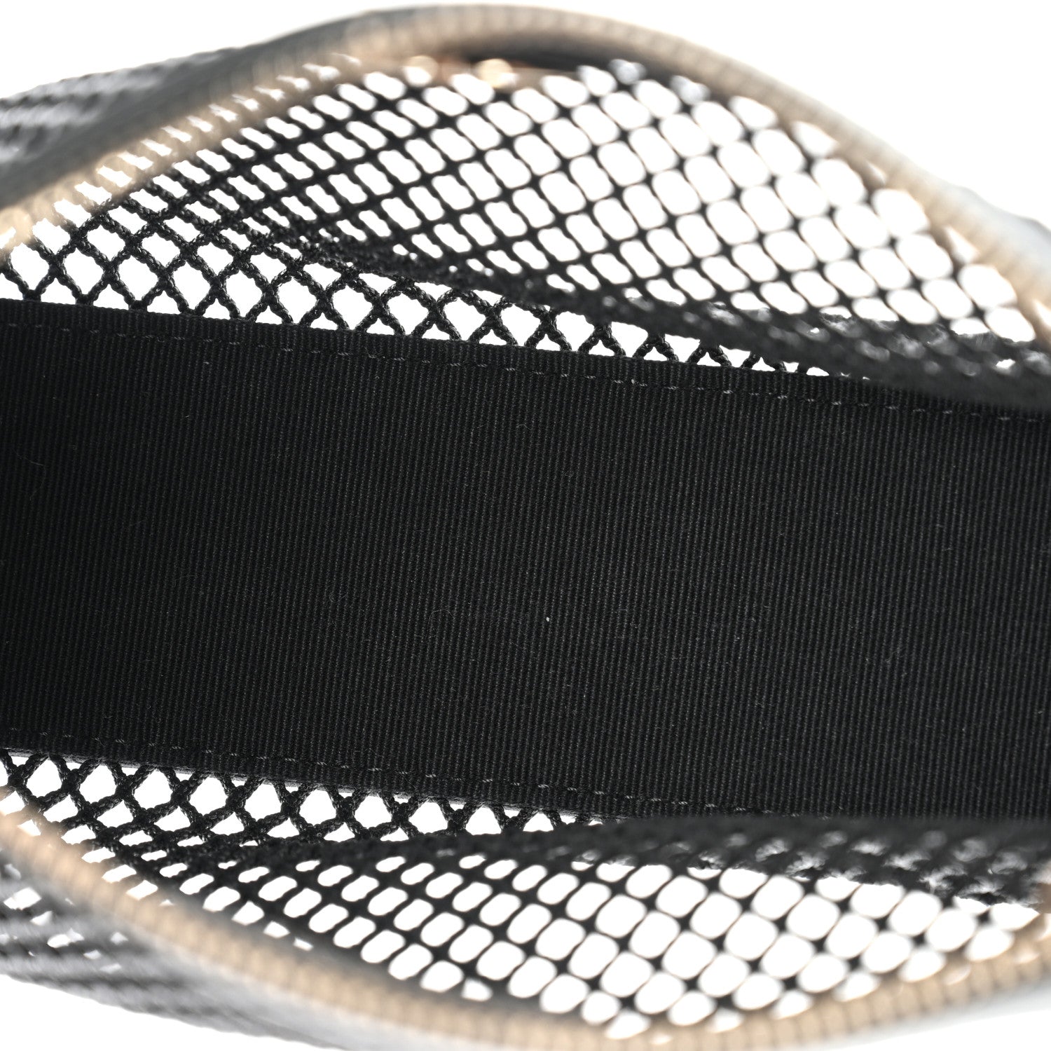 Chanel Mesh Shiny Lambskin Clutch With Chain Black 6 of 11