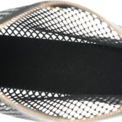 Chanel Mesh Shiny Lambskin Clutch With Chain Black 6 of 11