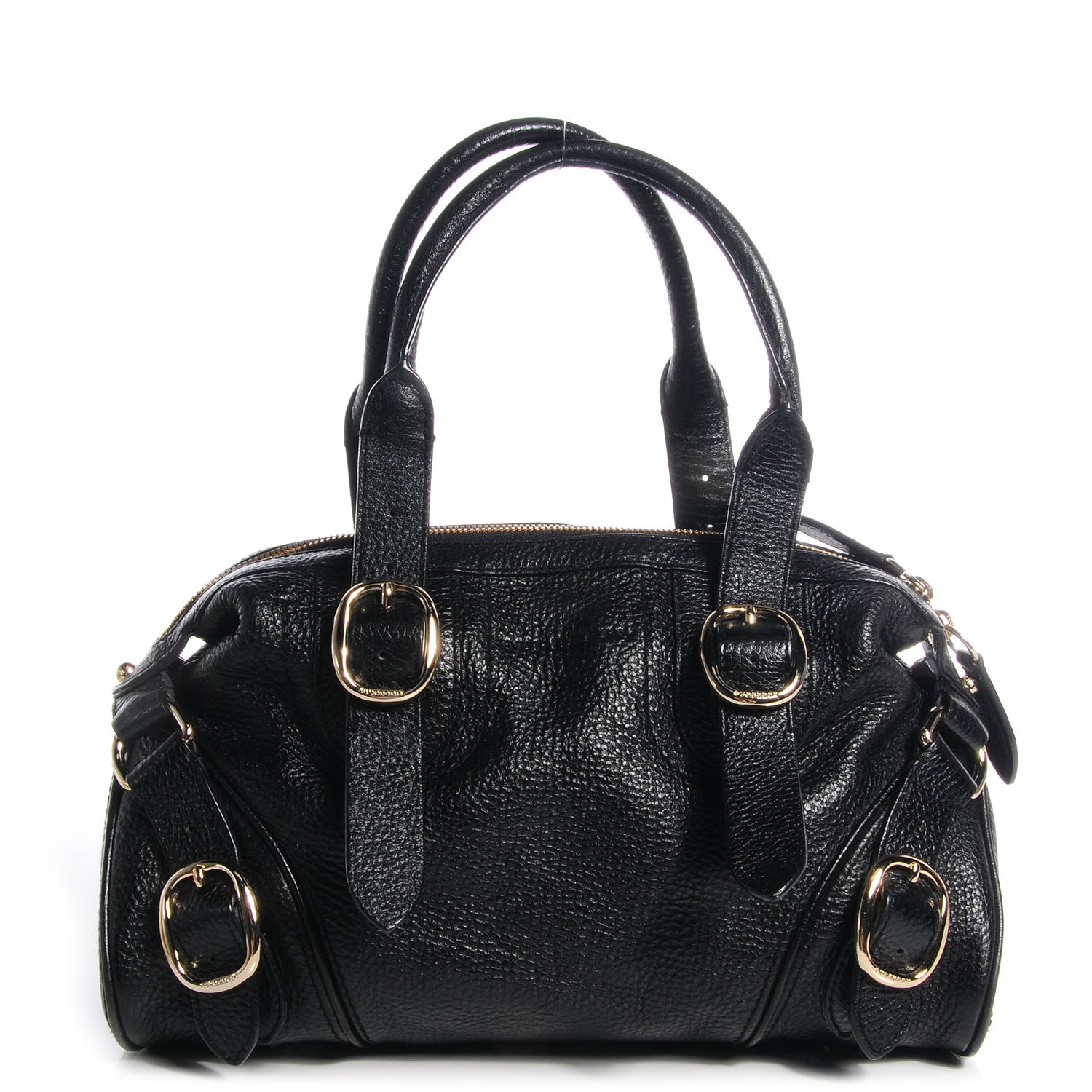 Burberry Signature Grain Small Bowler Black 1 of 8