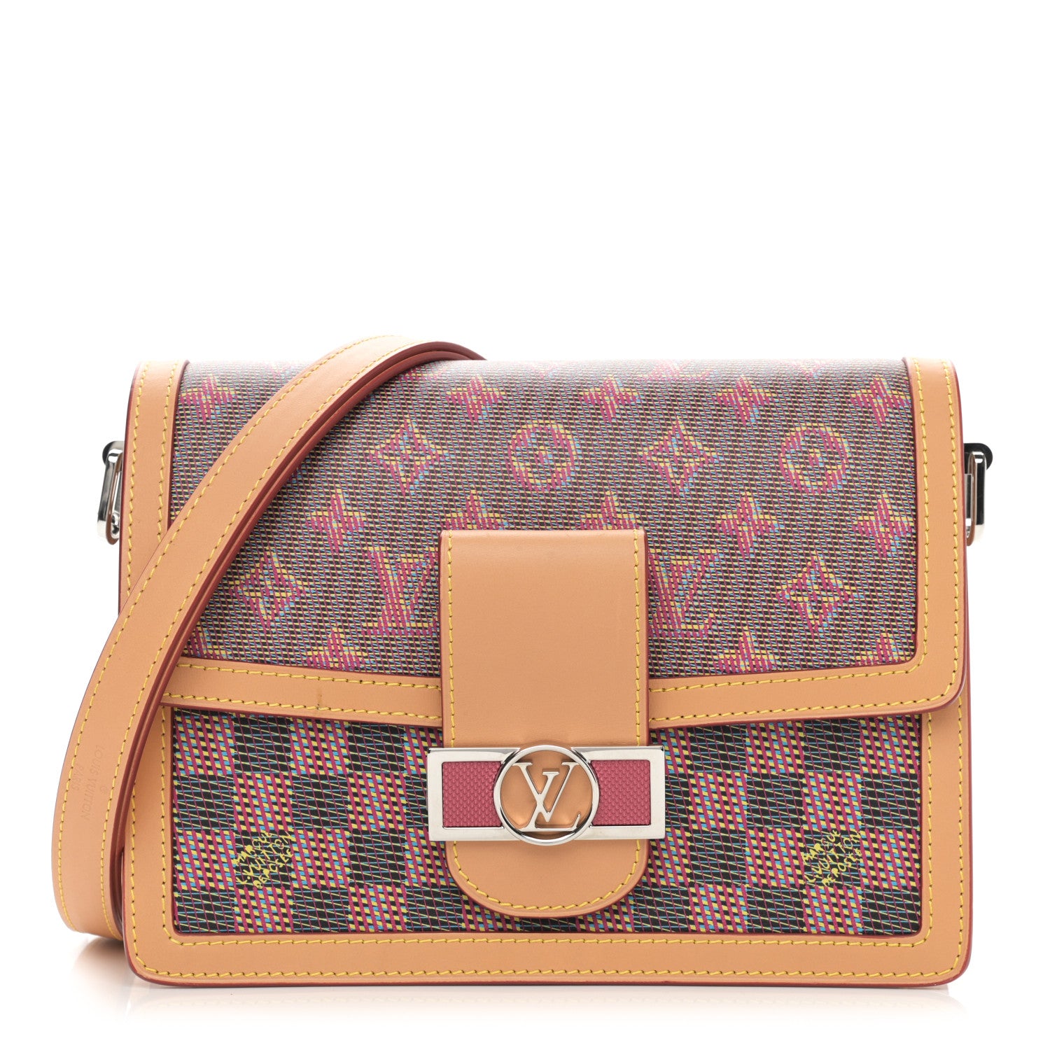 Louis Vuitton Monogram LV Pop Dauphine MM Rose 1 of 10