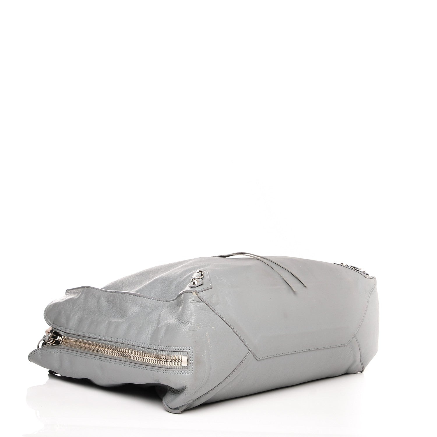 Balenciaga Veau Papier A4 Zip Around Tote Grey 4 of 12