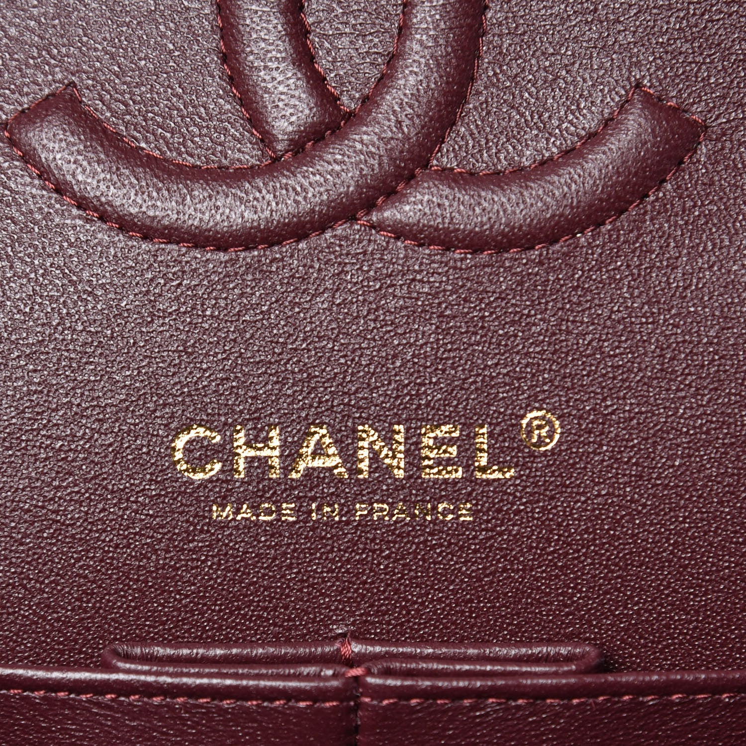 Chanel Caviar Chevron Quilted Medium Double Flap Black 6 of 10