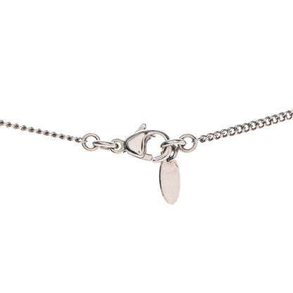 Chanel Crystal CC Necklace Silver 4 of 5