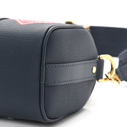 Louis Vuitton Taurillon Monogram Denim Drip Keepall XS Blue 9 of 9