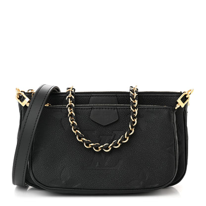 Louis Vuitton Empreinte Monogram Giant Multi Pochette Accessories Black 1 of 11