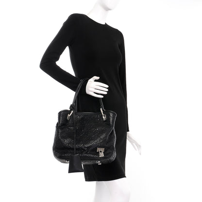 Louis Vuitton Monogram Lambskin Antheia Lilia PM Black 2 of 6
