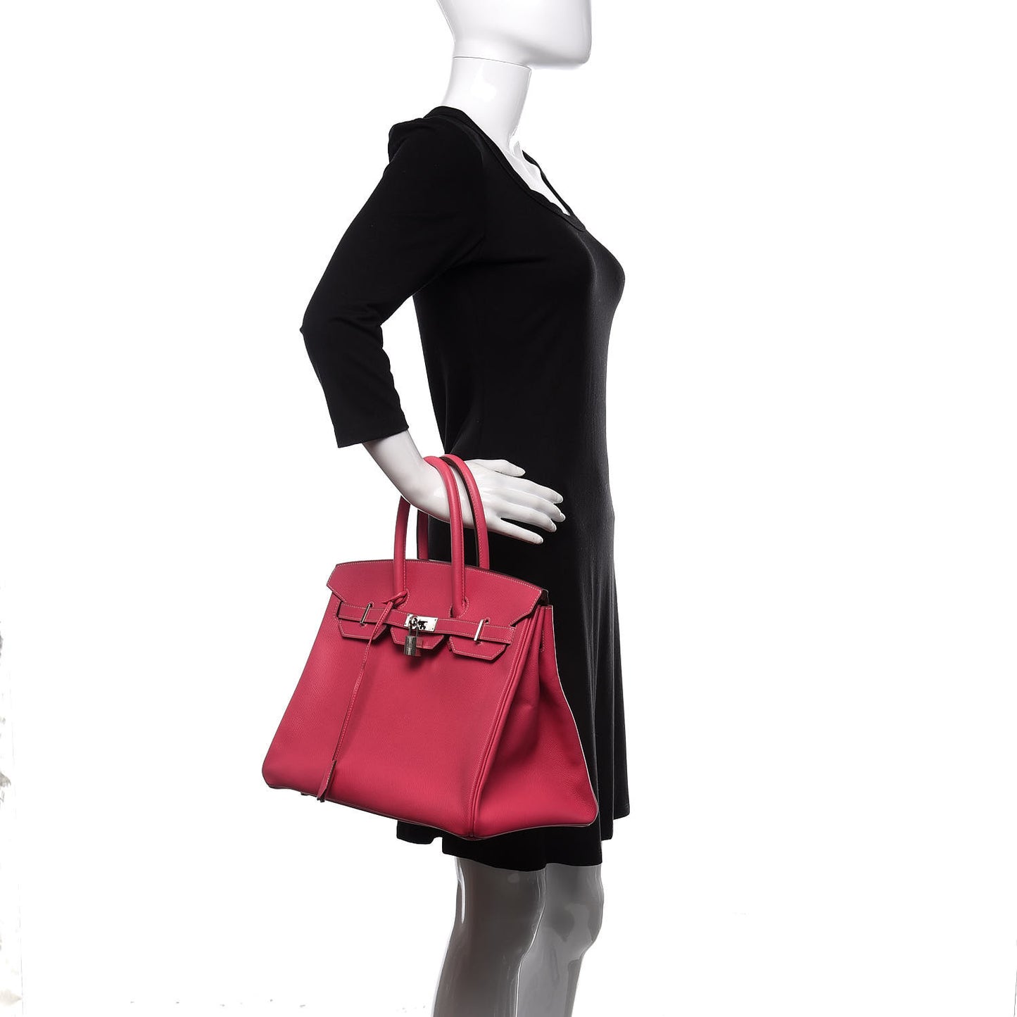Epsom Birkin 35 Rose Tyrien