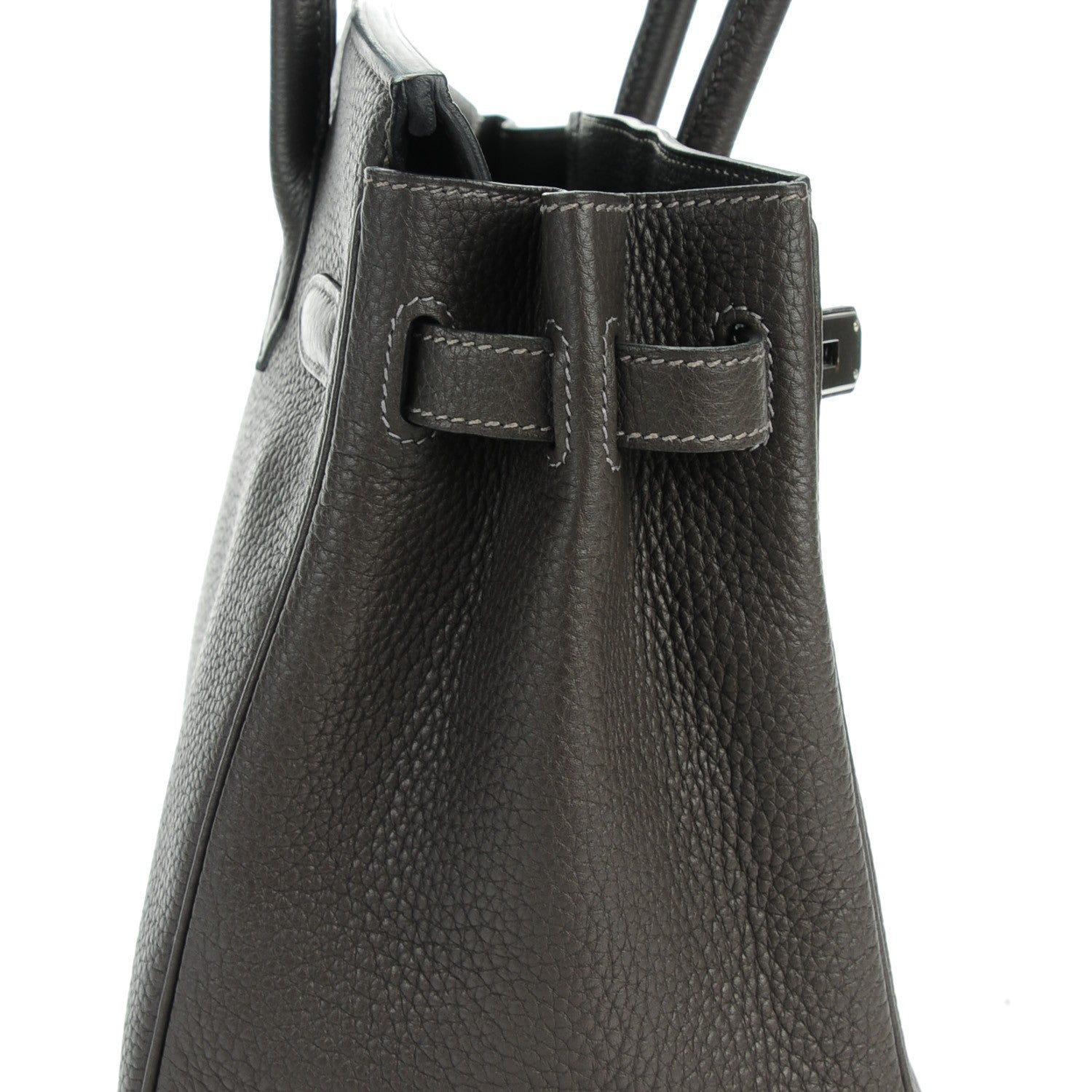 Hermes Taurillon Clemence Birkin 30 Graphite 16 of 25