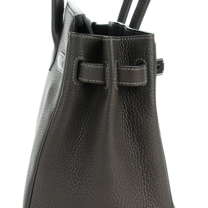 Hermes Taurillon Clemence Birkin 30 Graphite 16 of 25