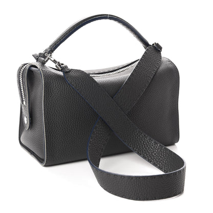 Fendi Cuoio Romano Selleria Lei Boston Tote Asfalto 3 of 11
