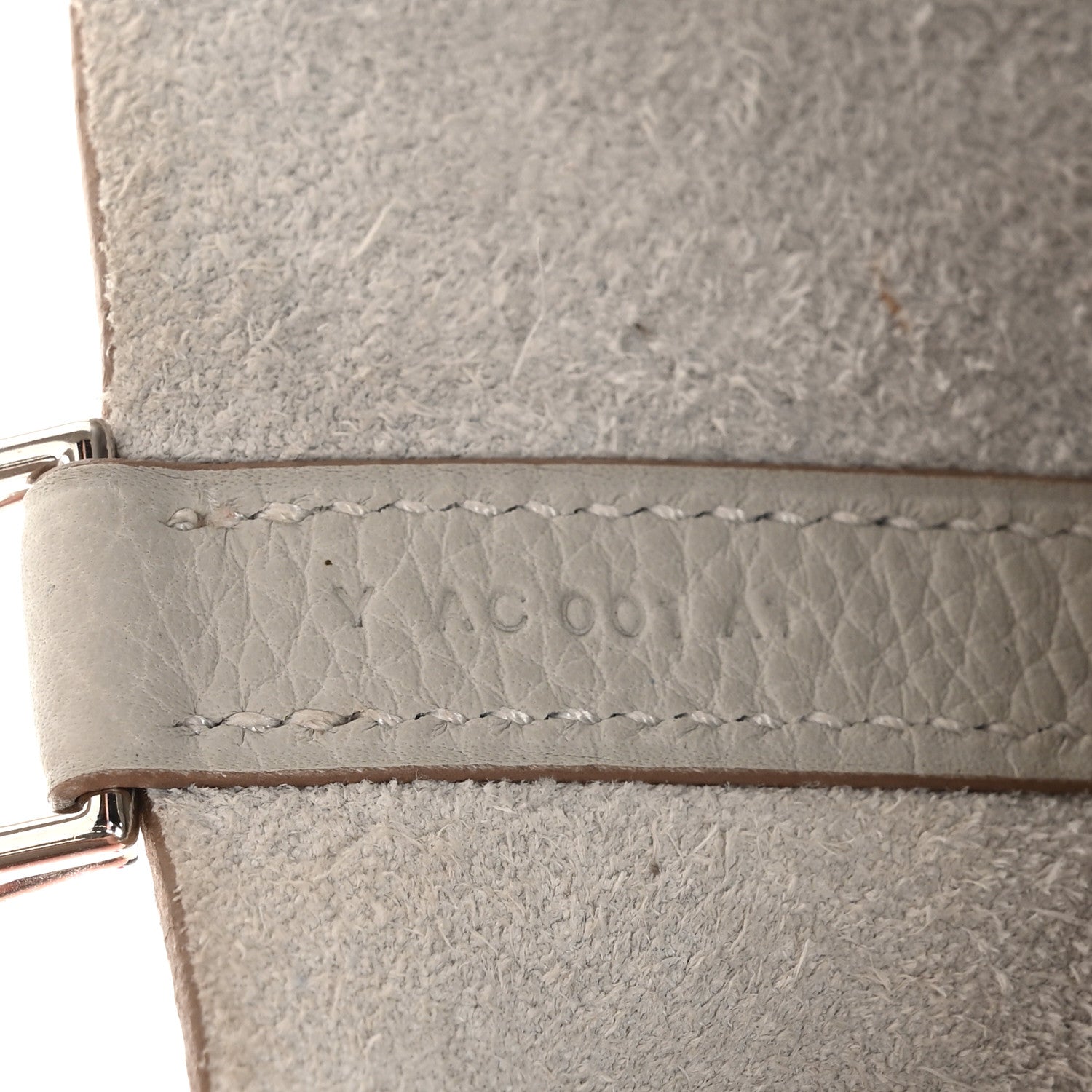 Hermes Taurillon Clemence Picotin Lock 22 MM Gris Perle 7 of 11