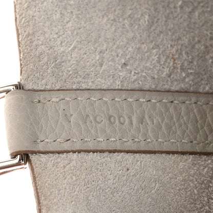 Hermes Taurillon Clemence Picotin Lock 22 MM Gris Perle 7 of 11