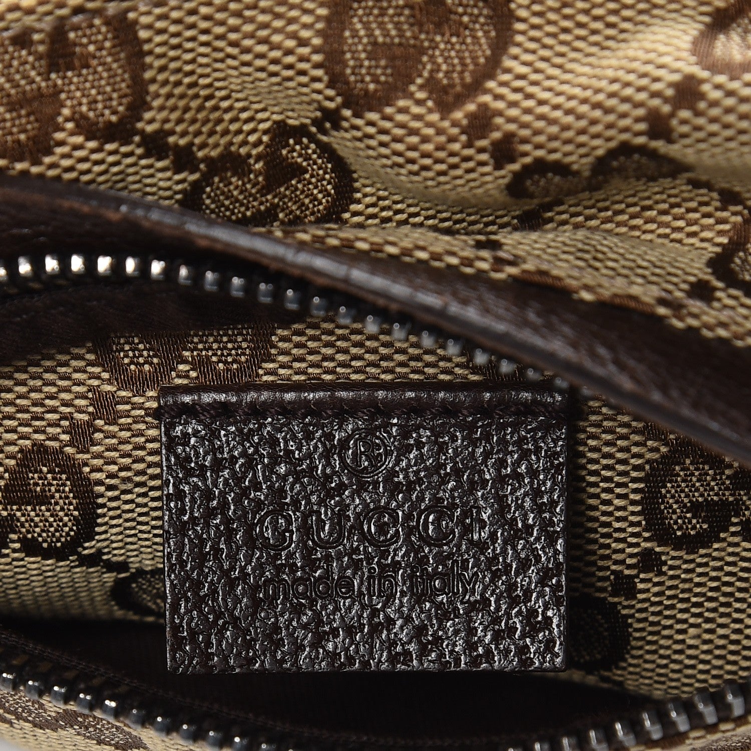Gucci Monogram Web Belt Bag Dark Brown 10 of 11