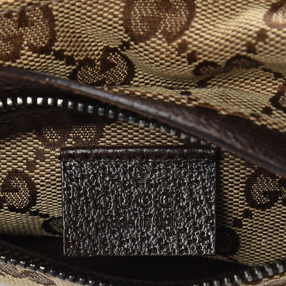 Gucci Monogram Web Belt Bag Dark Brown 10 of 11