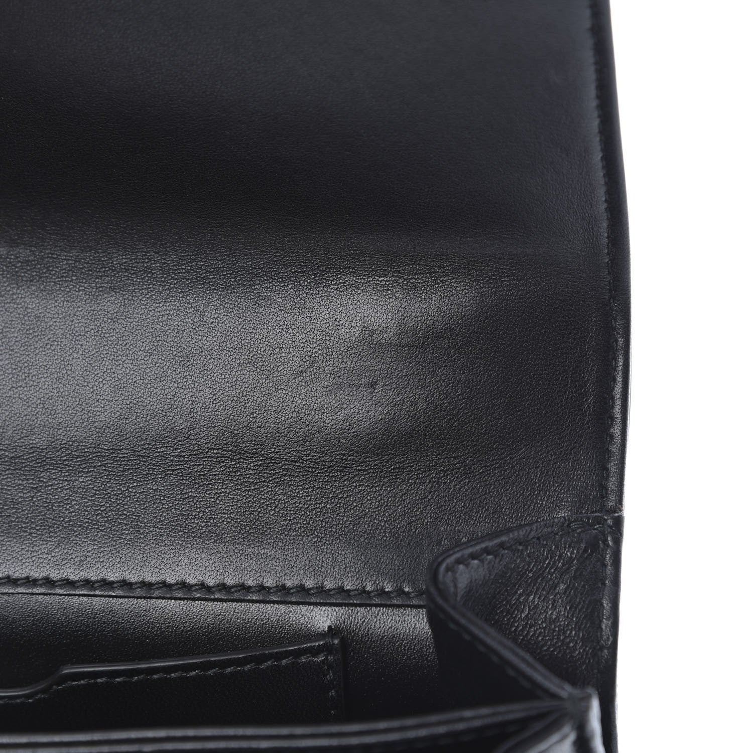 Christian Dior Lambskin Embroidered Tarot Pouch Clutch Black 9 of 9