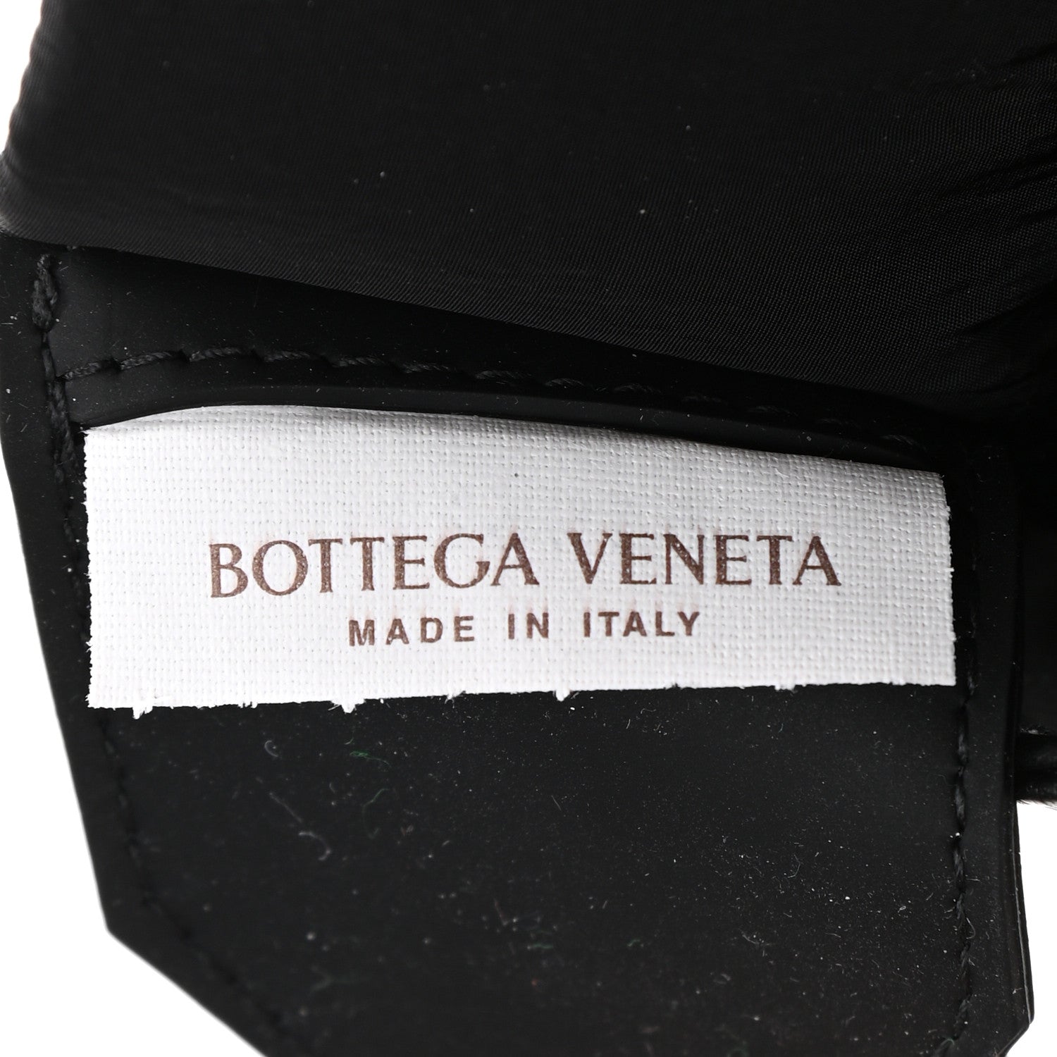 Bottega Veneta Paper Calfskin Intrecciato Cassette Belt Bag Black 7 of 11