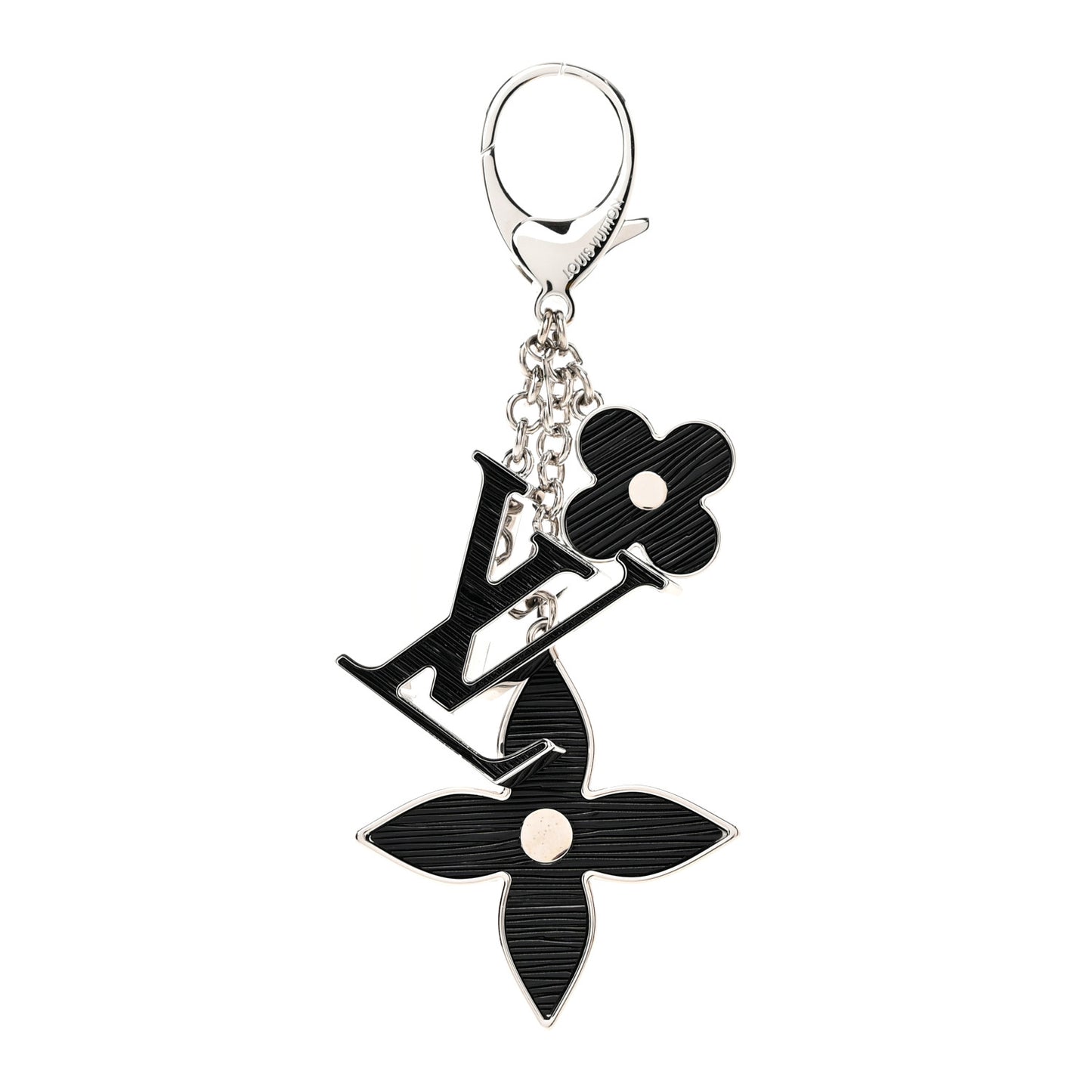 Electric Epi Fleur d'Epi Bag Charm Black