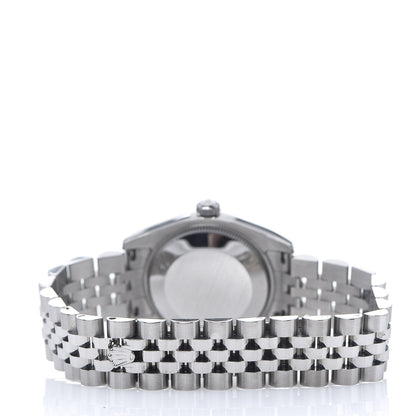 Rolex Stainless Steel 18K White Gold 31mm Oyster Perpetual Datejust Watch Pink Roman 178274 3 of 6