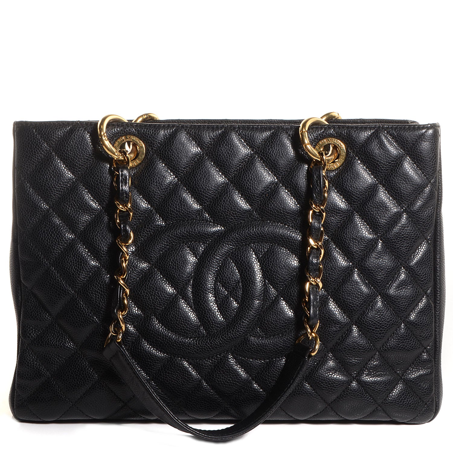 Chanel Caviar Grand Shopping Tote GST Black 1 of 7