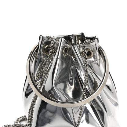 Jimmy Choo Metallic Patent Bon Bon Bag Silver 14 of 14