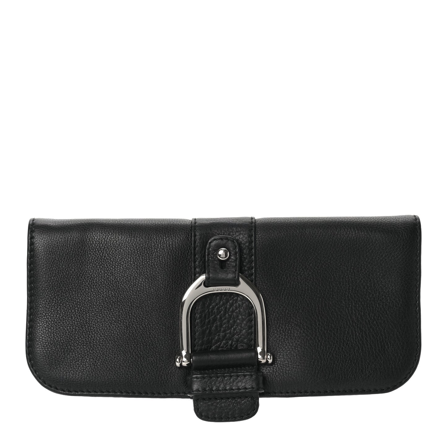 Calfskin Greenwich Clutch Black