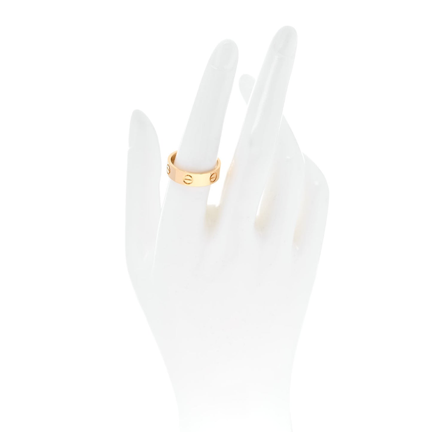 18K Yellow Gold 5.5mm LOVE Ring 55 7.25